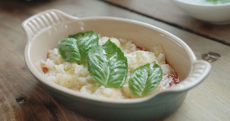 Chef's Haus-Made Ravioli, with fresh Basil